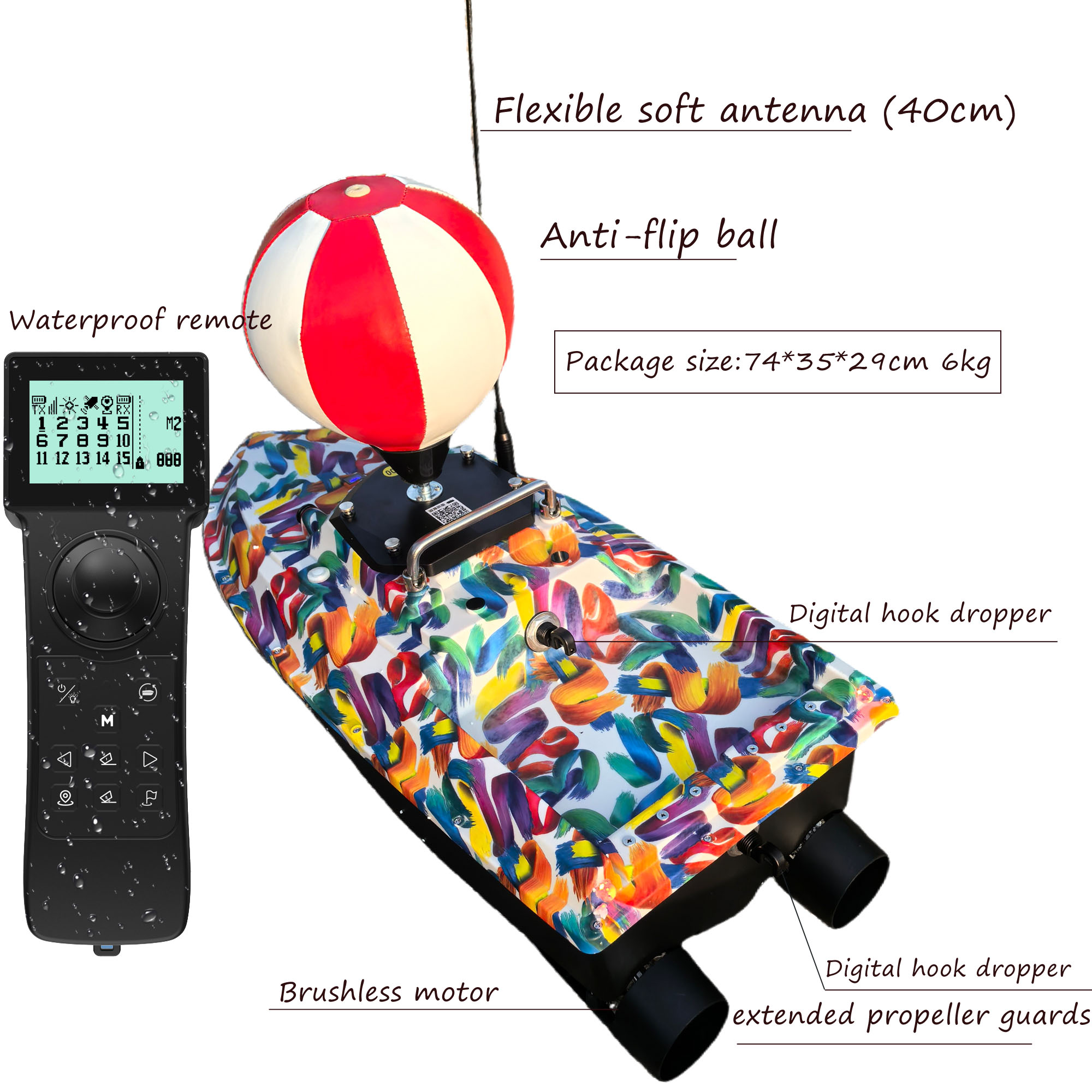 SurfCaster Pro – zdalnie stero – Fishing Boat Gps recenzja i cena